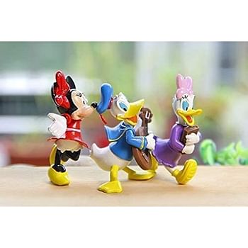 Musical Mouse Action Figure 6-Pieces Collectable Toy Set Collectable Decor | Cake Toppers