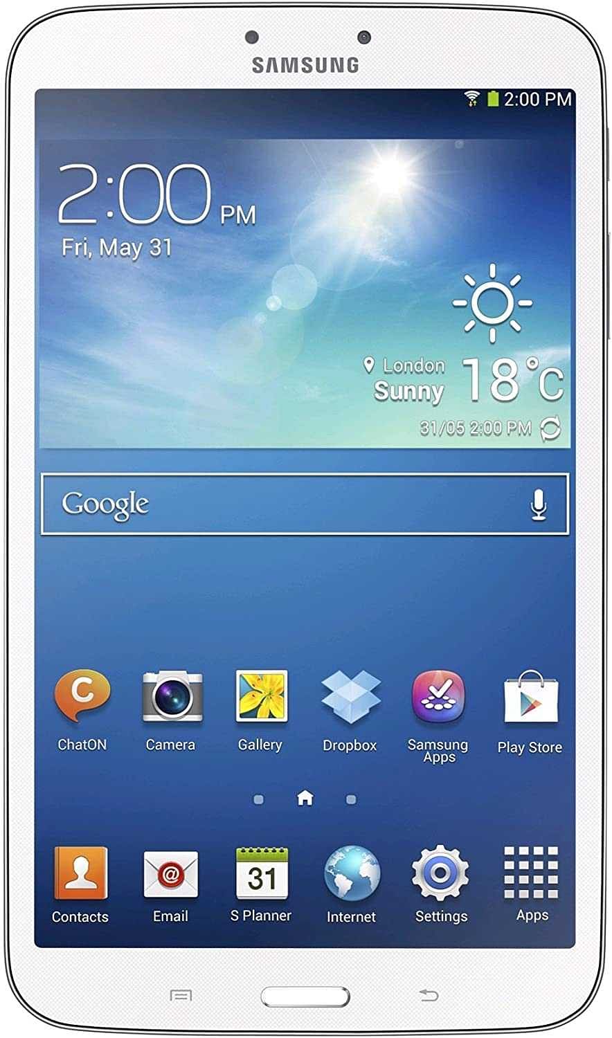 Samsung Galaxy Tab 3 SM-T310 16GB, 1.5GB RAM, Wi-Fi, 8in - White