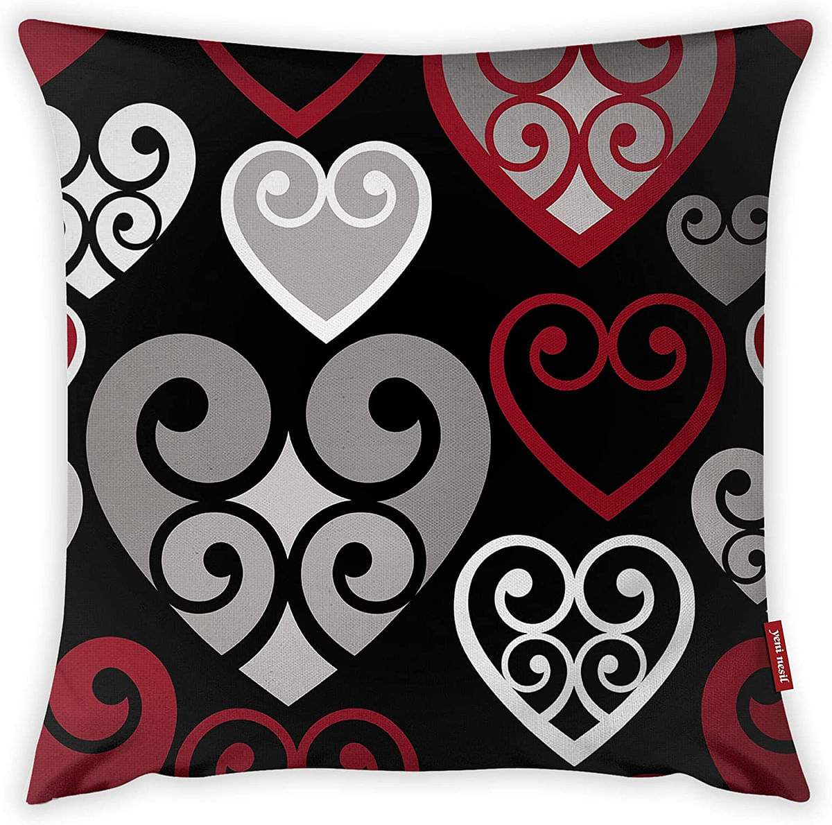 Mon Desire Decorative Throw Pillow Cover, Multi-Colour, 44 x 44 cm, MDSYST2986