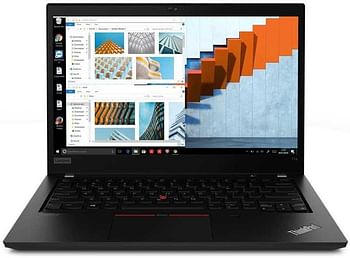 Lenovo ThinkPad T14 Business Laptop 10thgen Core I5-10510U 14” FHD Anti-Glare Display 8GB 256GB NVMe SSD Intel UHD Graphics Backlit Eng-Arb Keyboard WIN10 PRO Black by Lenovo
