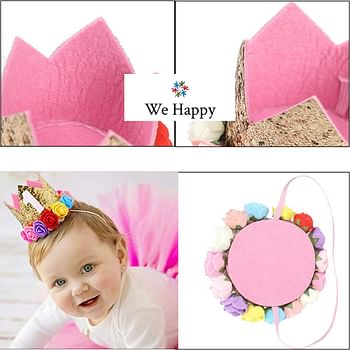 '2' Number Letter 2nd Birthday Crown Party Toy Photo Shoot Costume Prop