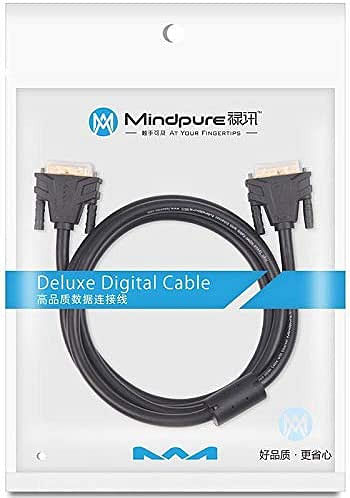 MIndPure DVI Cable Male to Male Gold Plated (24+1) 1.5 Meter