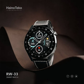 Haino Teko Germany  46mm Bluetooth Smart Watch, Calls * for Android & IOS Black
