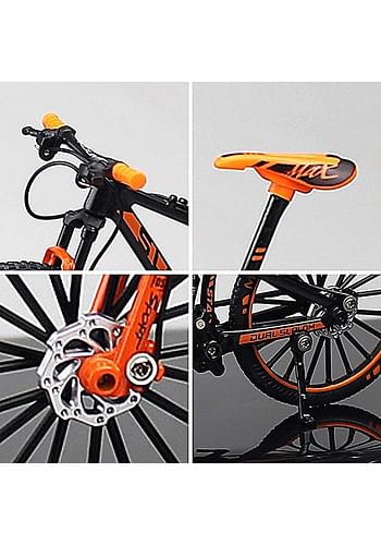 Down Hill 1:10 Die-Cast Racing Miniature Bikes Collection Toy | Collectable & Perfect Gift For Kids - Orange