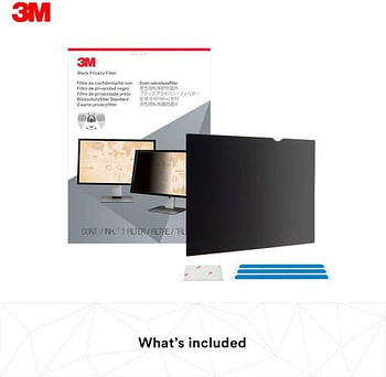 3M Privacy Filter. 19.5 inch privacy screen. Widescreen 16:9 desktop LCD Monitor. Anti Glare. Protect your data from visual hacking.