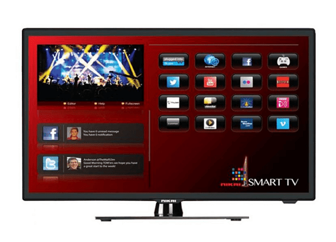 Nikai 40-Inch HD Smart LED TV NTV4000SLEDT2 Black