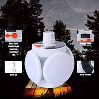 Solar camping lanterns, portable tent lights, folding LED