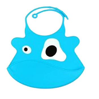 Silicone Bibs - Hippo design