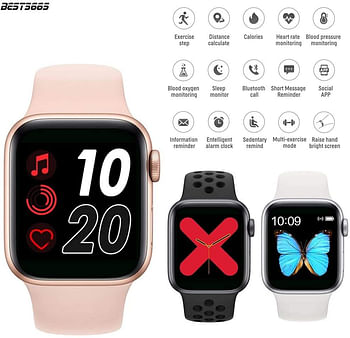 T55 Smart Watch With ECG, Calls, Notifications & Super Touch Screen Compatible With IOS & Android