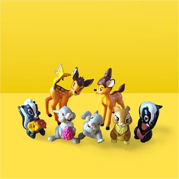 7-Pcs Deer Inspirational Action Figures Collectable Toys | Mystical Cake Topper & Birthday Gift | Home Décor