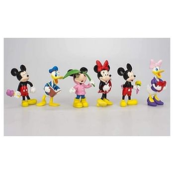 Mouse Action Figure 6-Pieces Collectable Toy Set Collectable Decor | Cake Toppers – R29