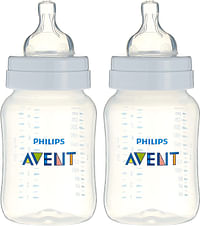 Philips-Avent Anti-Colic Baby Bottle, 260mlx2