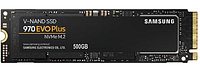 Samsung 970 EVO Plus NVME M.2 Internal Solid State Drive, 500GB, Black