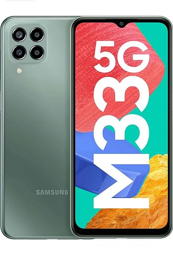 SAMSUNG Galaxy M33 5G Mobile Phone 6GB RAM 128GB Storage Mystique Green