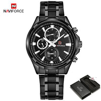 NAVIFORCE NF9089 Classic Casual Business Male Watches Stainless Steel Waterproof Wristwatch Quartz Date Display Clock Relogio Masculino BB