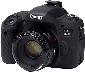 easyCover For Canon 760D-Black -Rebel T6s