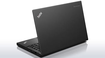 Lenovo ThinkPad X260 Laptop, 12.5 Inch Display, Intel Core i5-6th Gen 2.4GHz , 8GB DDR4 RAM 256GB SSD, Windows 10 English/Arabic keyboard - Black