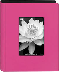 Pioneer Photo Albums KZ-46 Hot Pink Mini Frame Cover Photo Album, 4" x 6"