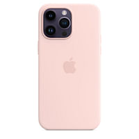 Apple Iphone 14 Pro Max Silicone Case Mptt3Ze Chalk Pink With Magsafe