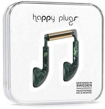 HAPPY PLUGS Marble Earbud Jade Green