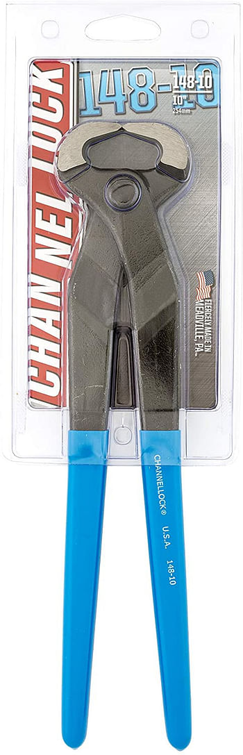 Channellock - Usa 148-10 End Nipper Cutting Plier - Metallics|silver Metallic