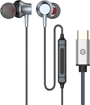 HP in-Ear Earbud Headphones, Type -C , Black (DHH-1126)