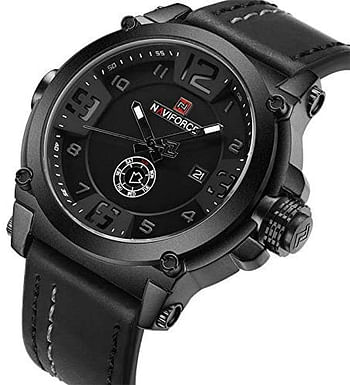 Naviforce Casual Watch For Men Analog Leather - NF9099-W