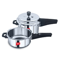 Impex EP 3C5 5ltr + 3ltr Stainless Steel Pressure Cooker Combo Pack