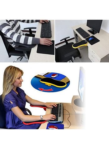 Attacable Computer Table Arm Support Mousepad