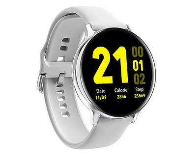 S2 Unisex Smart Wristbands Android iOS Bluetooth Touch Screen Heart Rate Monitor Blood Pressure Measurement Sports Calories Burned ECG+PPG Stopwatch Pedometer Call Reminder Sleep Tracker -White