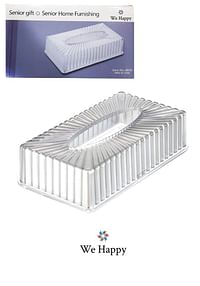Rectangular Clear Acrylic Tissue Box | Home Furnishing & Decor
