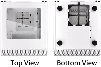 Thermaltake Core V1 SPCC Mini ITX Cube Gaming Computer Case Chassis, Interchangeable Side Panels, Small Form Factor Builds Mini ITX CA-1B8-00S6WN-01