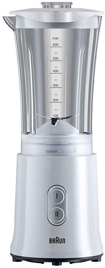 Braun Power Jug Blender With Chopper And Grinder 600 Watts, 2 Speed Control JM 3033