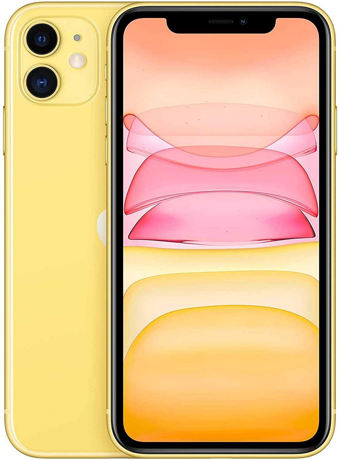 Apple iPhone 11 with FaceTime - 128GB, 4G LTE, Yellow