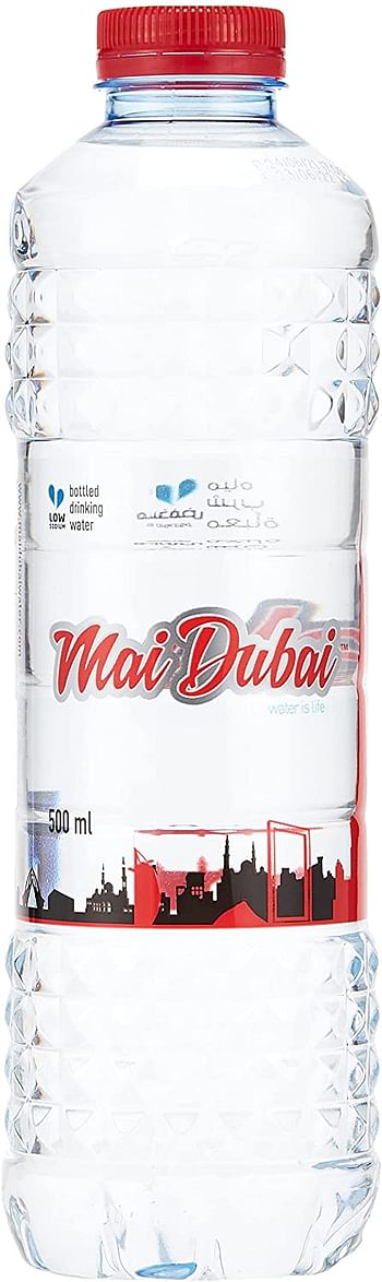 Mai Dubai Bottled Drinking Water 500ml (Pack of 24 Pieces)