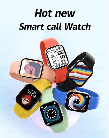 Smartwatch 2022 N78 PLUS Series 7 Full Display  Heart Rate Waterproof Bluetooth Call Sport Watch For IOS Android - Pink