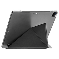 Case-Mate iPad Pro 12.9"  4th Gen. 2020 Multi Stand Folio Case - Leather Origami Design w/ 360 Protection, Transparent Back w/ Multiple Viewing Mode, Auto Sleep/Wake - Black