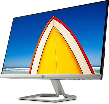 HP 2XN60AA#ABU 24F Display Monitor LED,23.8 Inches,IPS,FHD,1 HDMI, 1VGA,AMD FREESYNC,Silver/Black