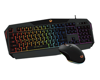 Meetion Backlit Rainbow Gaming Keyboard and Mouse Combo C510