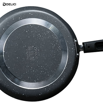 DELICI ATP28GE Dark spatter Coating Aluminium Non-Stick Tawa Pan