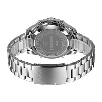 SKMEI 1839 analog watch stainless stell fashion digital watch men S/BE