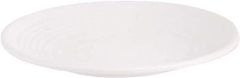 Dinewell DWMP025W Melamine Plate, White-DWMP025W