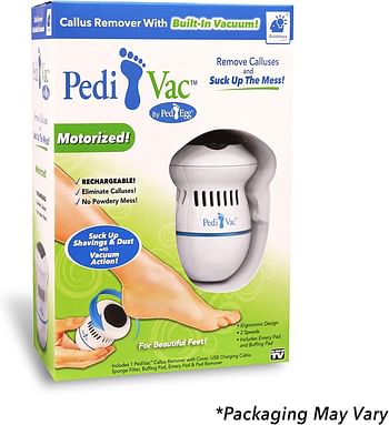 Rechargeable Electric Foot File PediVac
