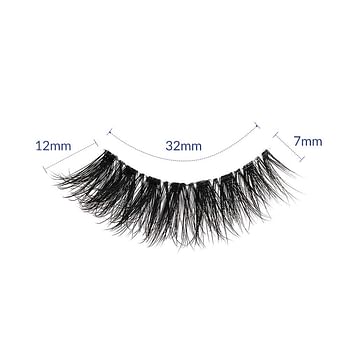 BEPHOLAN 3 Pairs Multi-layered Faux Mink Lashes| Fluffy Volume Lashes| Dramatic Look| 3D Layered Effect| Reusable| 100% Handmade Cruelty-Free| Easy to Apply| FV11