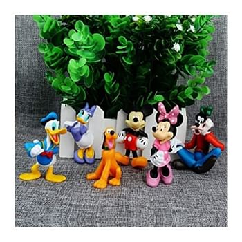 Mouse Action Figure 6-Pieces Collectable Toy Set Collectable Decor | Cake Toppers - PLT