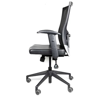 Lower Back Office Chair with Adjustable Armrest Up and Down