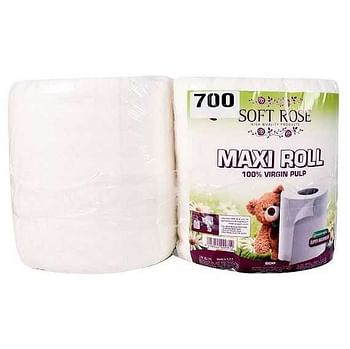 Soft Rose High Quality Maxi Roll 2 PLY Tissue (Pack of 2 Roll)