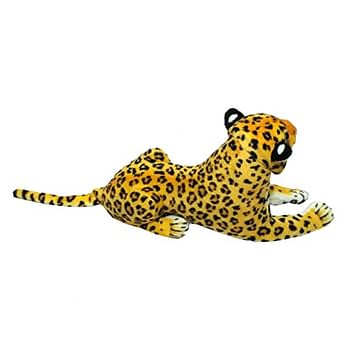 Leopard - Lion Stuffed Plush Soft Toy Animal for Girls Boys Kids Car Birthday Home Decoration - 30 cm