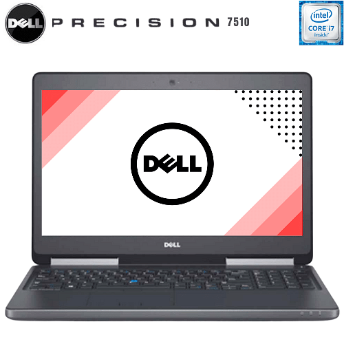 Dell Precision 7510 Mobile Workstation | Intel Core i7-6th Generation | 4GB Graphic Nvidia Quadro | 16GB RAM | 512GB SSD | Screen 15.6" | ENG KB | Windows 10