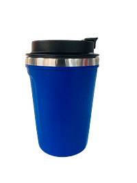 Double Wall Insulated Stainless Steel Suction Water Bottle, Travel Coffee Mug.BLUE